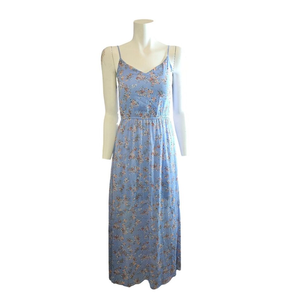 Abercrombie & Fitch Blue Floral Cottagore Maxi Dress Size XS